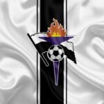 HD-wallpaper-fc-gaz-metan-medias-romanian-football-club-logo-silk-flag-romanian-liga-1-medias-romania-football